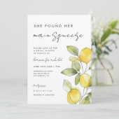 Sie fand ihr Haupt-Squeeze-Brautparty Einladung (Stehend Vorderseite)