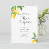 Sie fand ihr Haupt-Squeeze-Brautparty Einladung (Stehend Vorderseite)