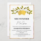 Sie fand ihr Haupt-Squeeze-Brautparty Einladung (Vorne/Hinten)