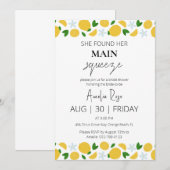 sie fand ihr Haupt-Squeeze-Brautparty Einladung (Vorne/Hinten)