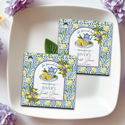 Sie fand ihr Haupt-Squeeze-Brautparty Geschenkanhänger