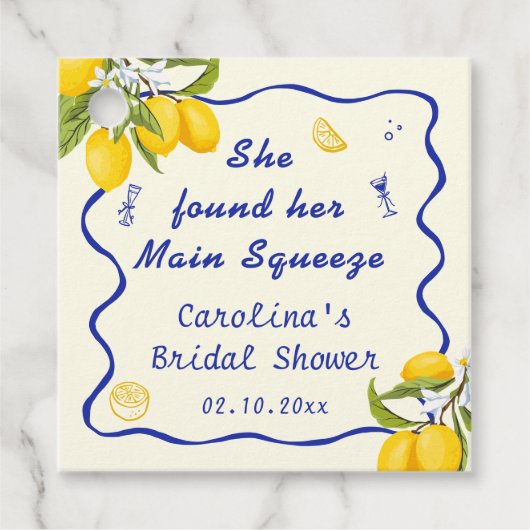 Sie fand ihr Haupt-Squeeze-Brautparty Geschenkanhänger (Vorderseite)