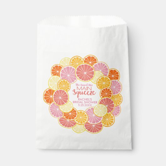 Sie fand ihr Haupt-Squeeze-Brautparty Geschenktütchen (Vorderseite)