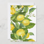 Sie fand ihr Haupt Squeeze Brautparty Lemon Einladung (Rückseite)