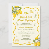 Sie fand ihr Haupt Squeeze Brautparty Lemon Einladung (Vorderseite)