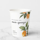 Sie fand ihr Haupt-Squeeze-Brautparty Pappbecher (Rückseite)