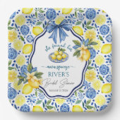 Sie fand ihr Haupt-Squeeze-Brautparty Pappteller (Vorderseite)