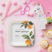 Sie fand ihr Haupt-Squeeze-Brautparty Pappteller (Party)