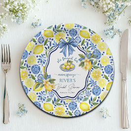 Sie fand ihr Haupt-Squeeze-Brautparty Pappteller