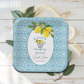 Sie fand ihr Haupt-Squeeze-Brautparty Pappteller