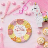 Sie fand ihr Haupt-Squeeze-Brautparty Pappteller (Party)