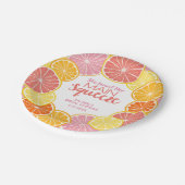 Sie fand ihr Haupt-Squeeze-Brautparty Pappteller (Schrägansicht)