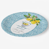 Sie fand ihr Haupt-Squeeze-Brautparty Pappteller (Schrägansicht)