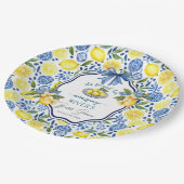 Sie fand ihr Haupt-Squeeze-Brautparty Pappteller (Schrägansicht)