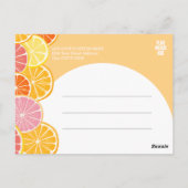 Sie fand ihr Haupt-Squeeze-Brautparty Postkarte (Rückseite)