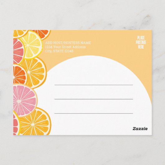 Sie fand ihr Haupt-Squeeze-Brautparty Postkarte (Rückseite)