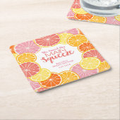 Sie fand ihr Haupt-Squeeze-Brautparty Rechteckiger Pappuntersetzer (angewinkelt)