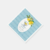 Sie fand ihr Haupt-Squeeze-Brautparty Serviette (Ecke)