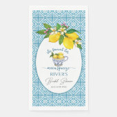 Sie fand ihr Haupt-Squeeze-Brautparty Serviette (Vorderseite)