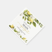 Sie fand ihr Haupt-Squeeze-Brautparty Serviette (Ecke)