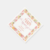 Sie fand ihr Haupt-Squeeze-Brautparty Serviette (Ecke)