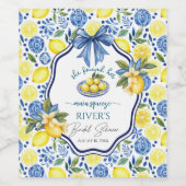 Sie fand ihr Haupt-Squeeze-Brautparty Weinetikett (Einzelnes Label)