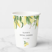 Sie fand ihr Haupt Squeeze Chic Brautparty Pappbecher (Rückseite)