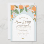 Sie fand ihr Haupt-Squeeze-Citrus-Brautparty Einladung (Vorderseite)
