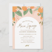 Sie fand ihr Haupt-Squeeze-Citrus-Brautparty Einladung (Vorderseite)