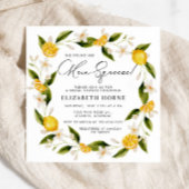 Sie fand ihr Haupt-Squeeze-Citrus-Brautparty Einladung