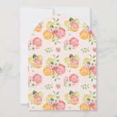 Sie fand ihr Haupt-Squeeze-Citrus-Brautparty Einladung (Rückseite)