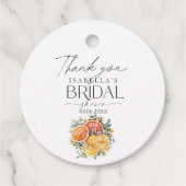 Sie fand ihr Haupt-Squeeze-Citrus-Brautparty Geschenkanhänger (Vorderseite)