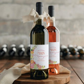 Sie fand ihr Haupt-Squeeze-Citrus-Brautparty Weinetikett