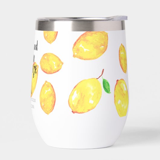 Sie fand ihr Haupt-Squeeze-Lemon-Brautparty (Links)