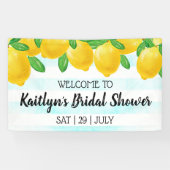 Sie fand ihr Haupt Squeeze Lemon Brautparty Banner (Horizontal)