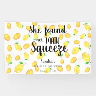 Sie fand ihr Haupt Squeeze Lemon Brautparty Banner