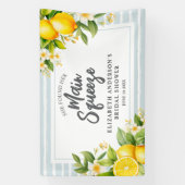 Sie fand ihr Haupt Squeeze Lemon Brautparty Banner (Vertikal)
