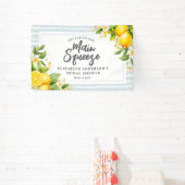 Sie fand ihr Haupt Squeeze Lemon Brautparty Banner (InSitu)