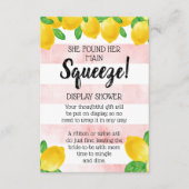 Sie fand ihr Haupt Squeeze Lemon Brautparty Begleitkarte (Vorderseite)
