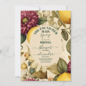 Sie fand ihr Haupt Squeeze Lemon Brautparty Einladung (Vorderseite)