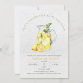 Sie fand ihr Haupt Squeeze Lemon Brautparty Einladung (Vorderseite)