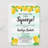 Sie fand ihr Haupt Squeeze Lemon Brautparty Einladung (Vorderseite)