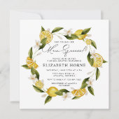 Sie fand ihr Haupt-Squeeze-Lemon-Brautparty Einladung (Vorderseite)