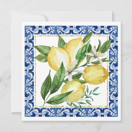 Sie fand ihr Haupt Squeeze Lemon Brautparty Einladung (Rückseite)