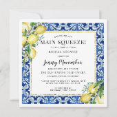 Sie fand ihr Haupt Squeeze Lemon Brautparty Einladung (Vorderseite)