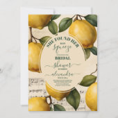 Sie fand ihr Haupt Squeeze Lemon Brautparty Einladung (Vorderseite)