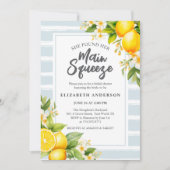 Sie fand ihr Haupt Squeeze Lemon Brautparty Einladung (Vorderseite)