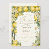 Sie fand ihr Haupt Squeeze Lemon Brautparty Einladung (Vorne/Hinten)