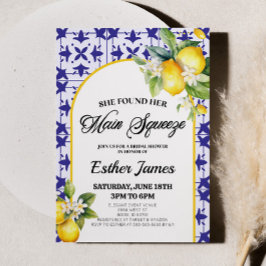 Sie fand ihr Haupt Squeeze Lemon Brautparty Einladung