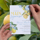 Sie fand ihr Haupt Squeeze Lemon Brautparty Einladung